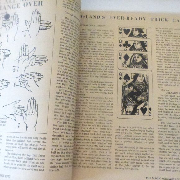 March1977 Houdini's MAGIC MAGAZINE Magician Houdini Magic Tricks Prediction ABC - Picture 3 of 6